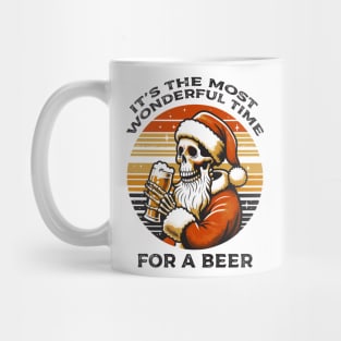 Skeleton Santa Mug